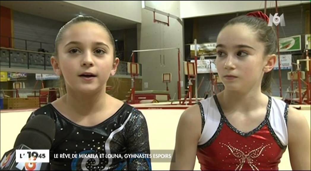 M6 - le1945 - Le rêve de Mikaëla et Louna, gymnastes espoirs