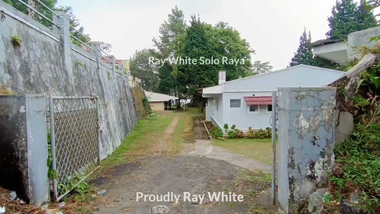 Dijual Villa 7700m² di Samping Wisata Grojokan Sewu Tawangmangu.