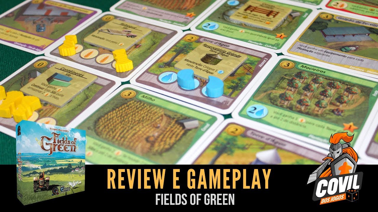Covil dos Jogos -  Review e Gameplay Fields of Green