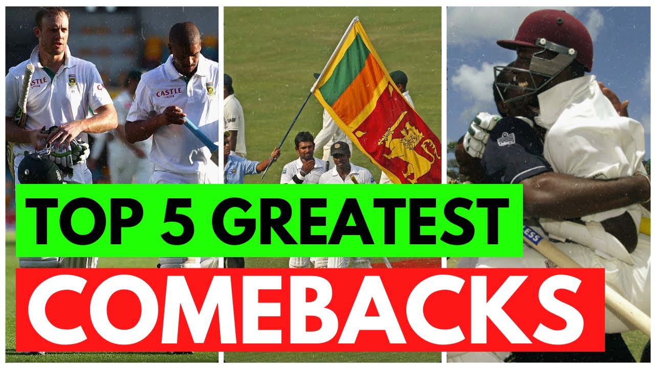 Top 5 Best comebacks in Cricket History ever