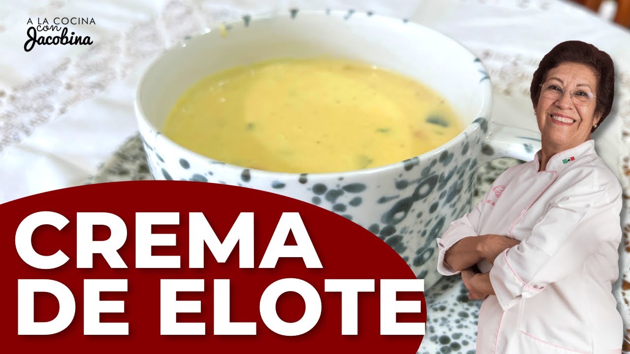 Como hacer crema de elote con verduras