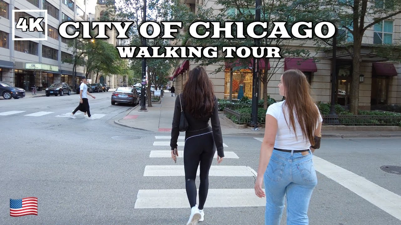 🚶🏿CITY OF CHICAGO🇺🇸 WALKING TOUR - RUSH STREET & WABASH AVENUE [4K 60FPS]