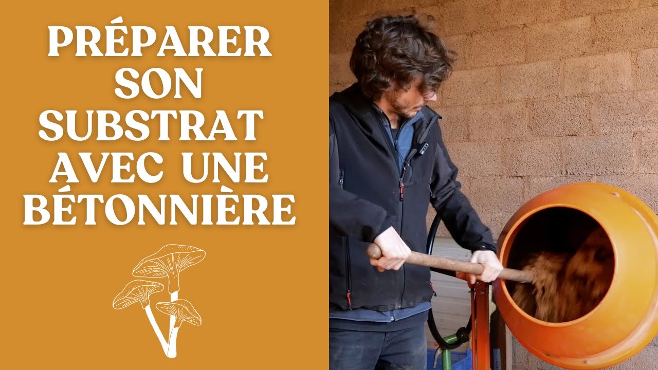Préparer son substrat avec une bétonnière