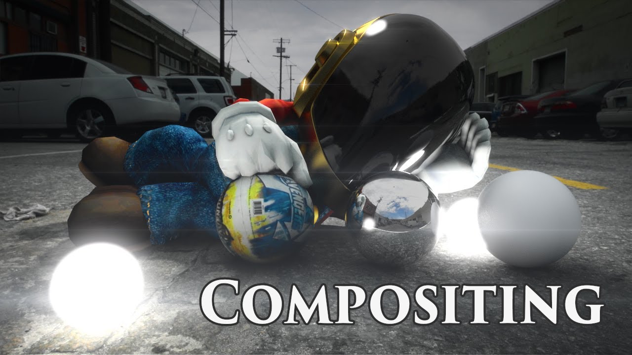 Let's Learn 3dsMax s01e08 - Compositing 3d Elements