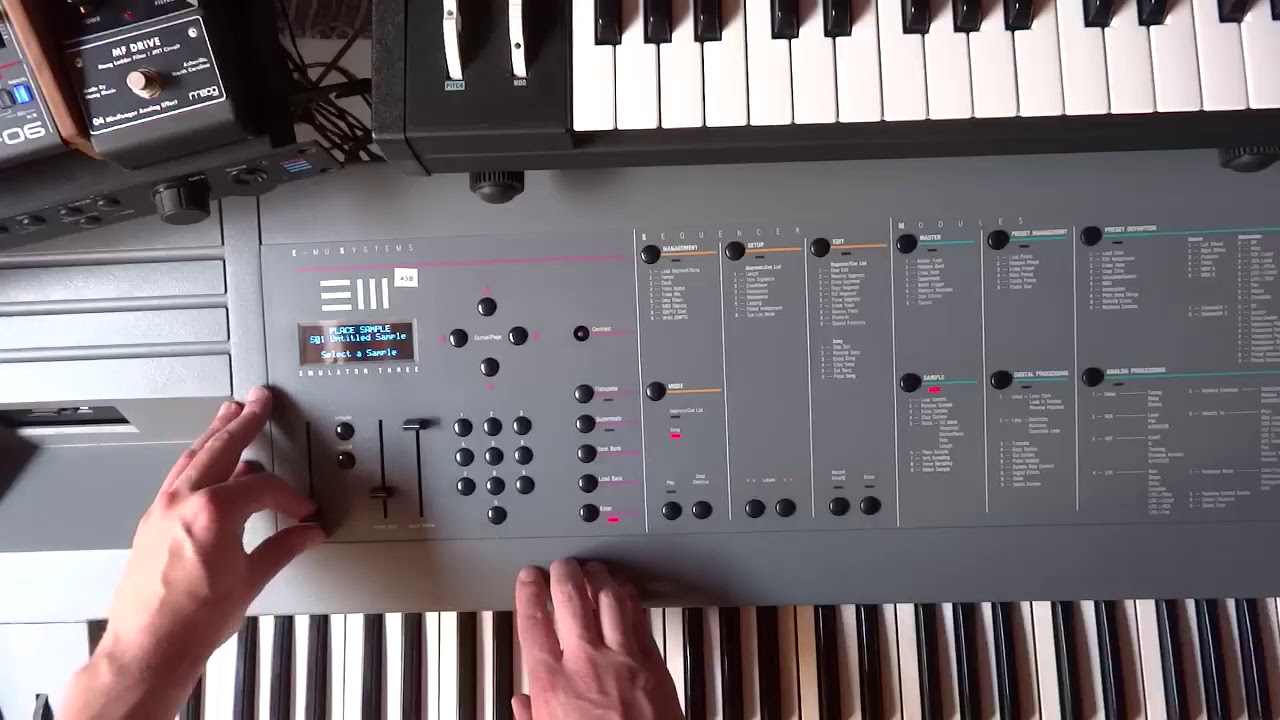 EMU EMULATOR III - KORG 770 SAMPLING