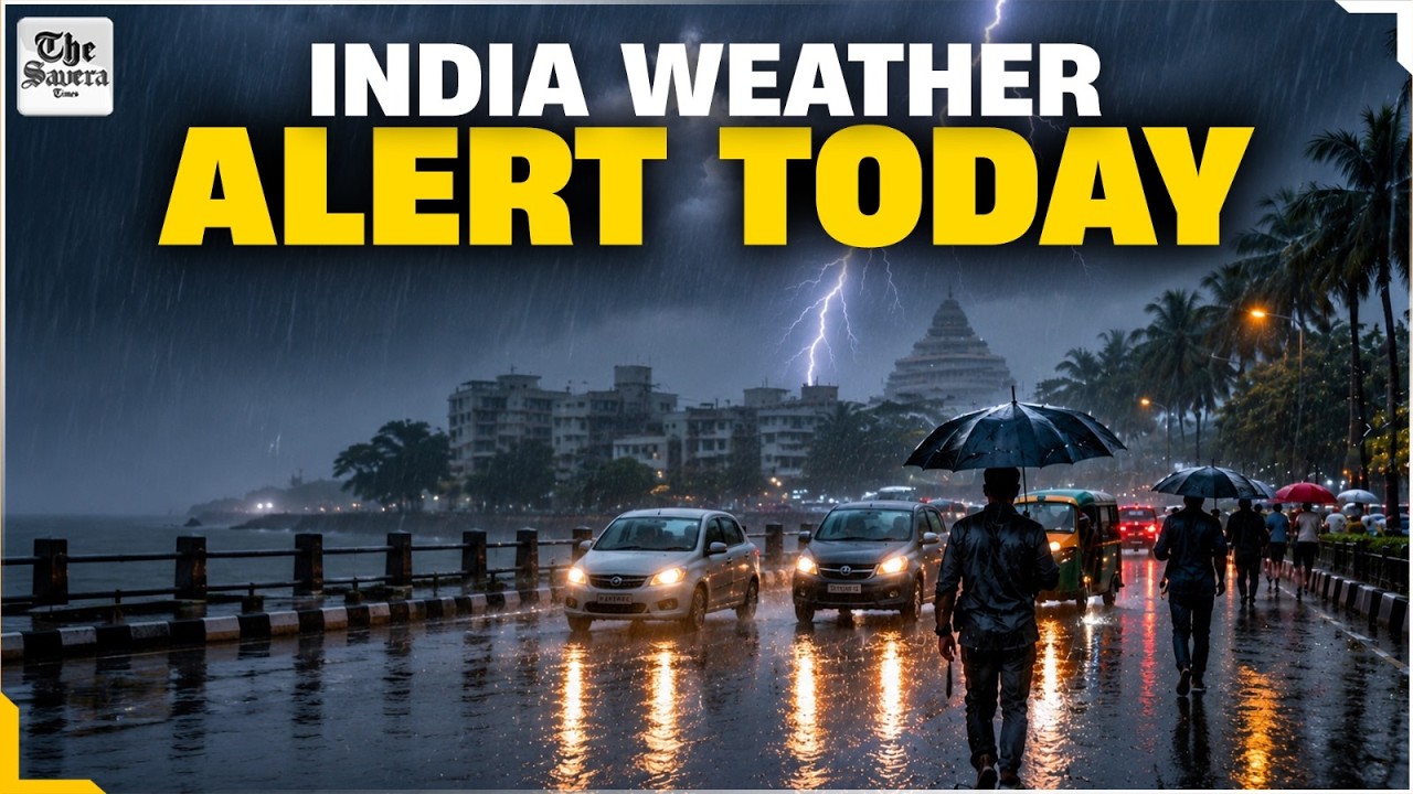 LIVE : India Weather Alert: IMD Issues Heavy Rain Alert for Punjab, Delhi & North India