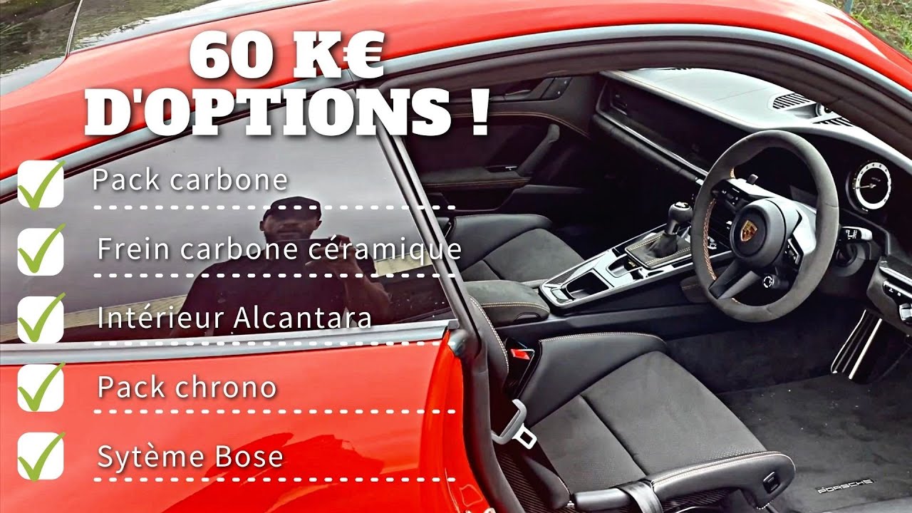 60 000 EUROS D'OPTIONS sur ma nouvelle GT3 992 !