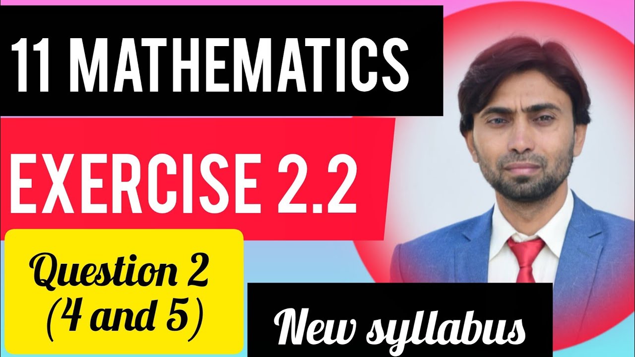 Math class 11th (Functions and Graphs) chapter 2 Exercise 2.2 (Question  2 part  4 and 5)Newsyllabus