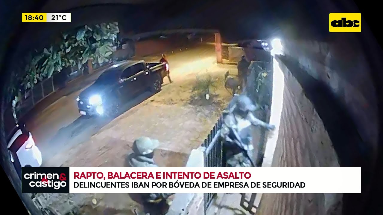 Así ocurrió el intento de asalto con toma de rehenes a una empresa transportadora de caudales