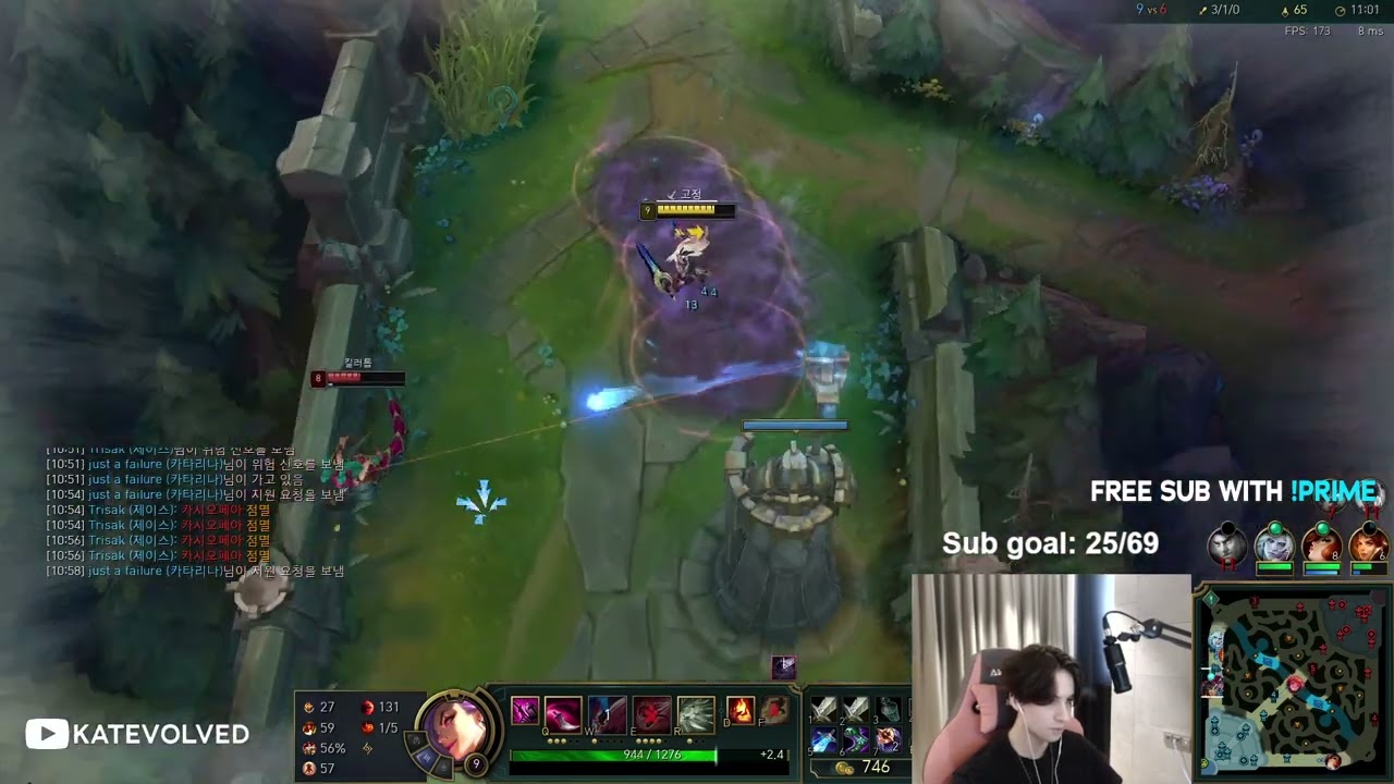 KatEvolved vs Faker Zoe FULL GAME - KatEvolved Live VOD [5/1/2022]