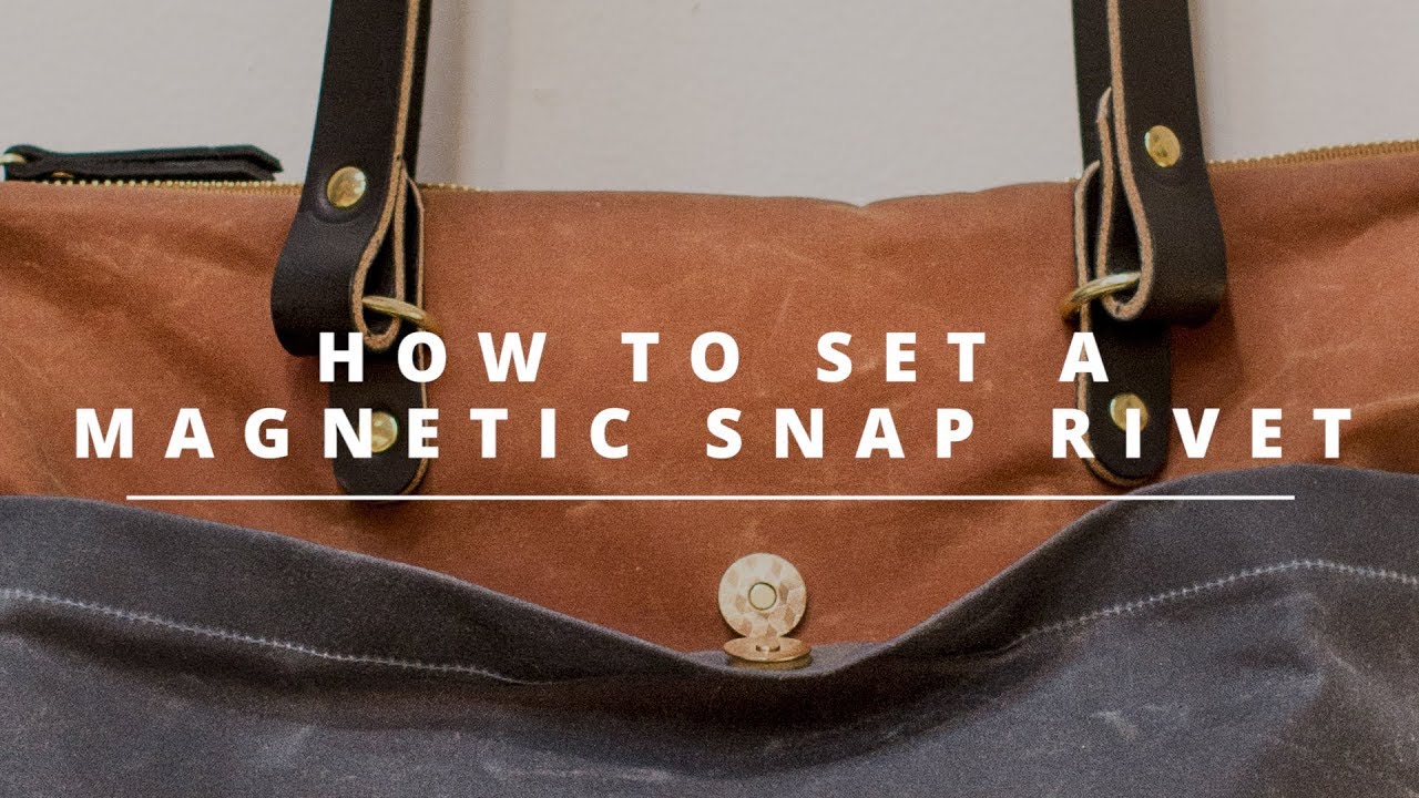 How to Set a Magnetic Snap Rivet Method 2