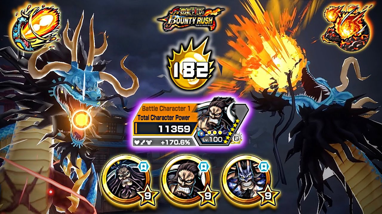 【Still The Coolest Character in OPBR!!】EX Dragon Kaido with [Kaido Trio Medals] Showcase | OPBR