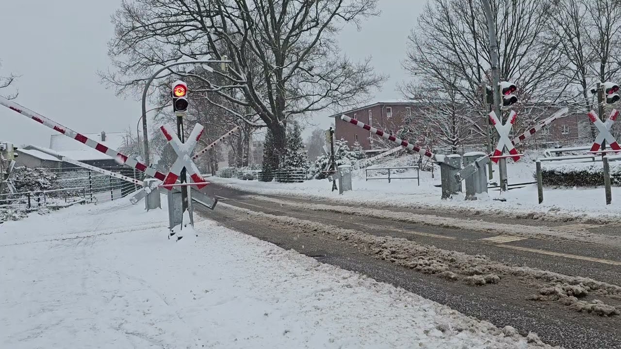 Bahnübergang in Waldstraße norderstedt
