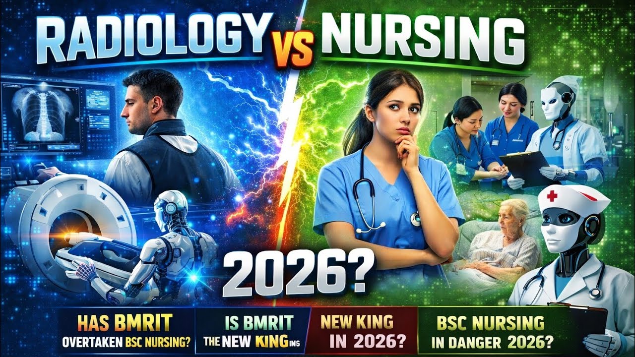 Has BMRIT Overtaken BSc Nursing in 2026? | Radiology vs Nursing 2026 – Salary, Demand & Future Scope