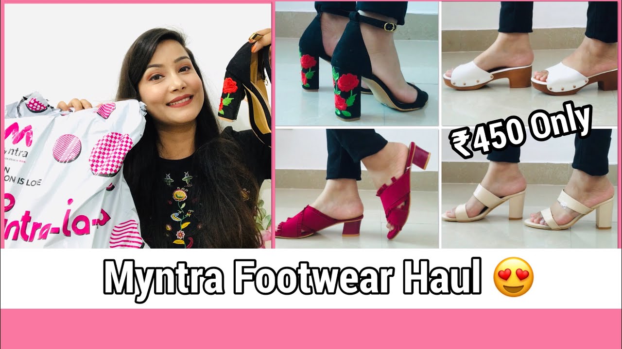 Myntra Beautiful Footwear Haul 😍 | Affordable Footwear | Amazon, Flipkart | Cherry’s world |