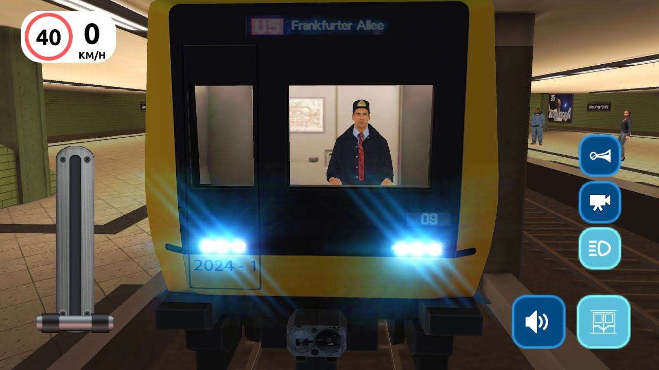 Играю в игру subway train добавили U8 в Берлине