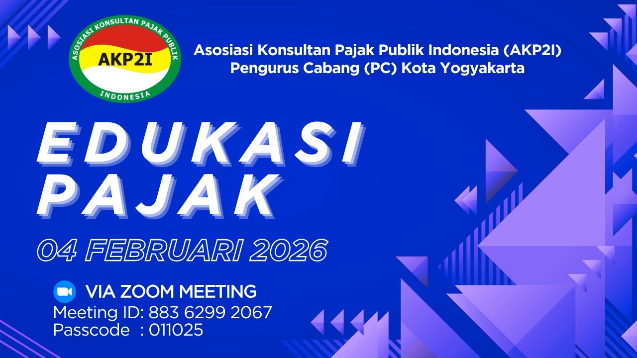 Zoom Edukasi Pajak - 4 Februari 2026