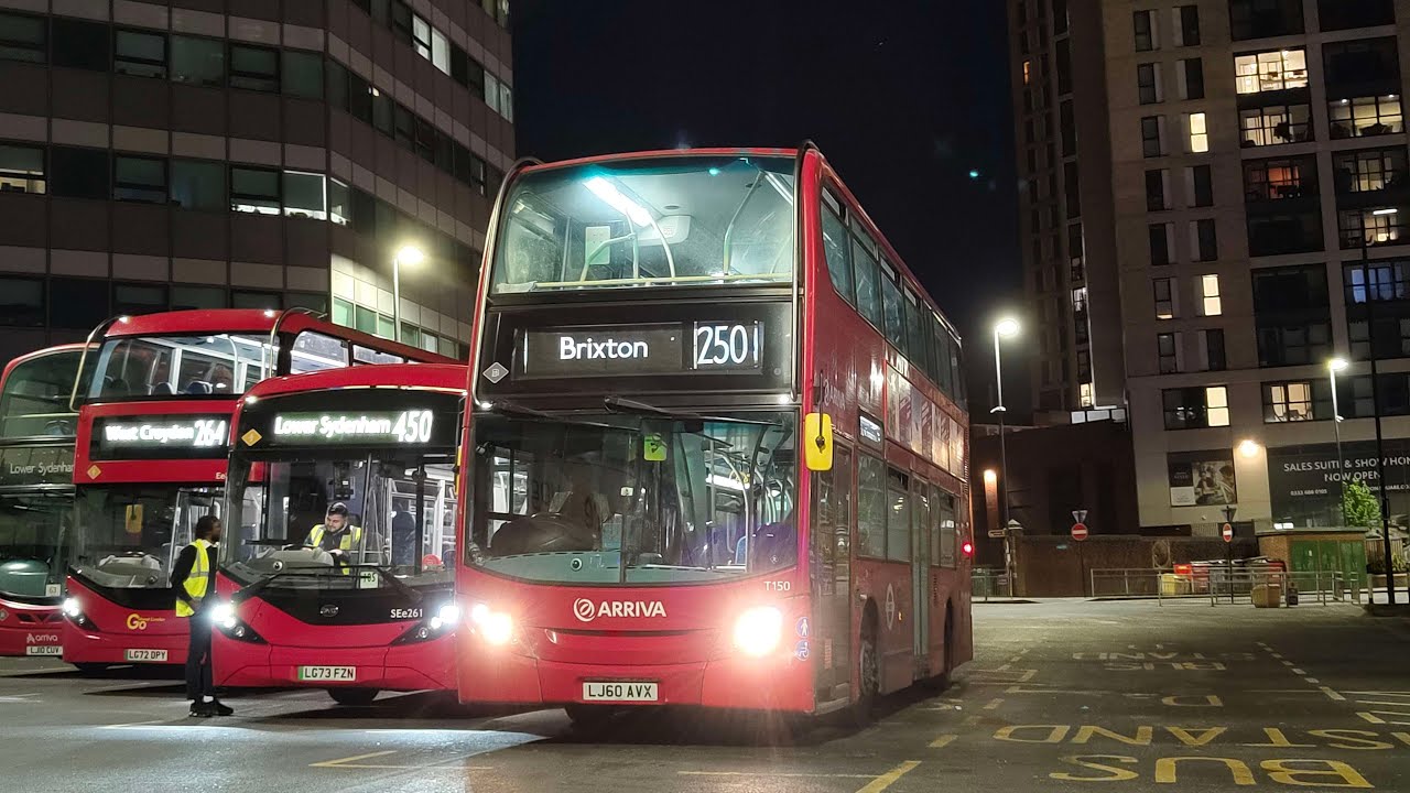 FRV: Arriva London Bus Route 250 | West Croydon - Brixton | T150 (LJ60 AVX)