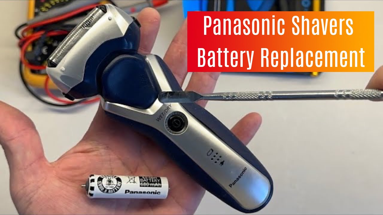 Panasonic shaver ES RT37 battery replacement
