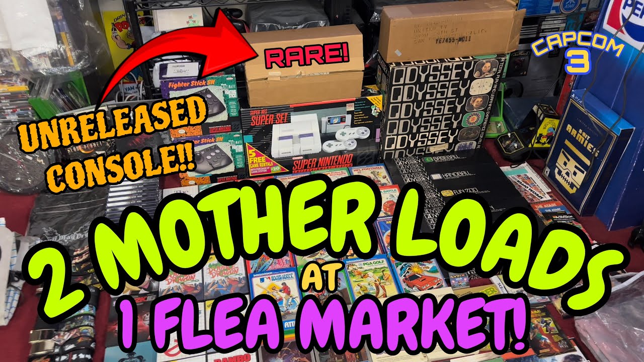 UNRELEASED Retro Video Game CONSOLE FOUND At Flea Market! UBER RARE!
