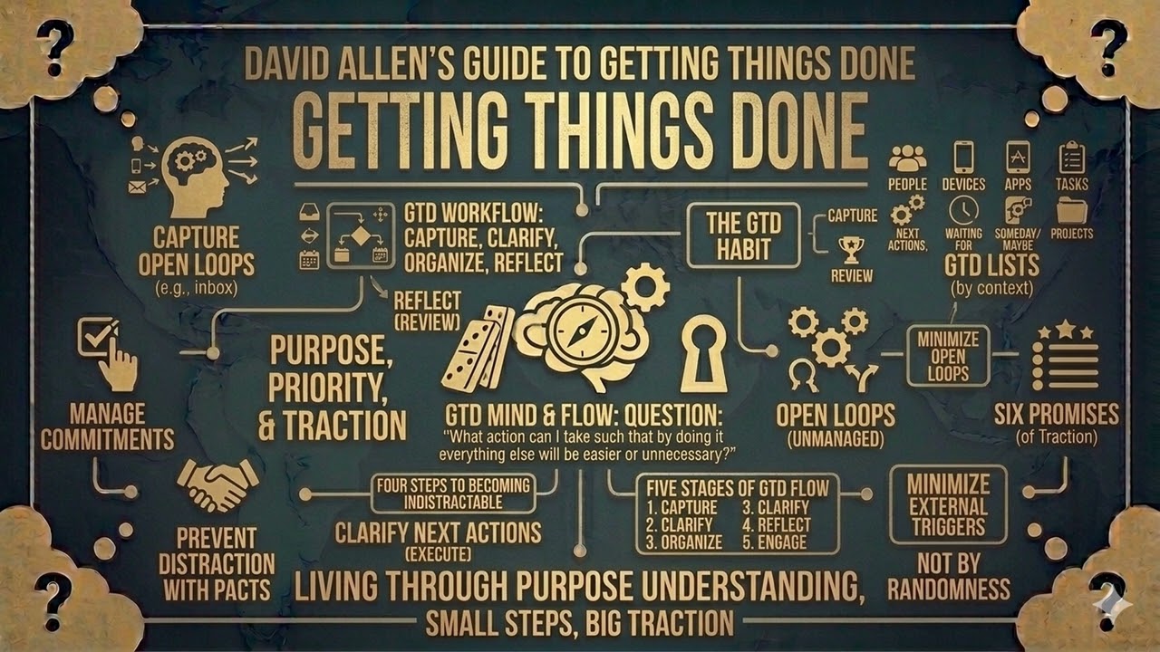 Getting Things Done: The Art of Stress-Free Productivity (David Allen)