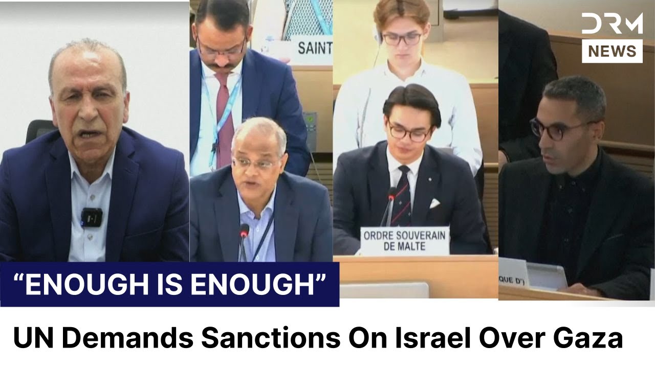 JUST IN: UN Pressures Israel With Sanctions Threat on Palestine Rights | DRM News | AC1B