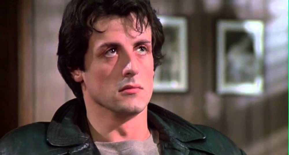 Rocky (1976): Rocky accepts the fight with Apollo Creed