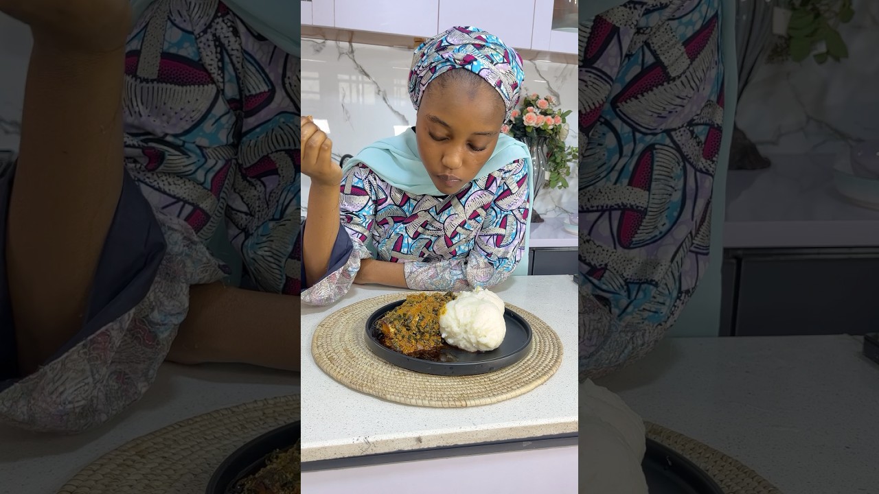 POUNDED YAM AND EGUSI SOUp🧡