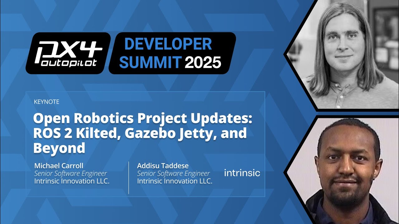 Основной доклад: Обновления проекта Open Robotics: ROS 2 Kilted, Gazebo Jetty и... М. Кэрролл и А...