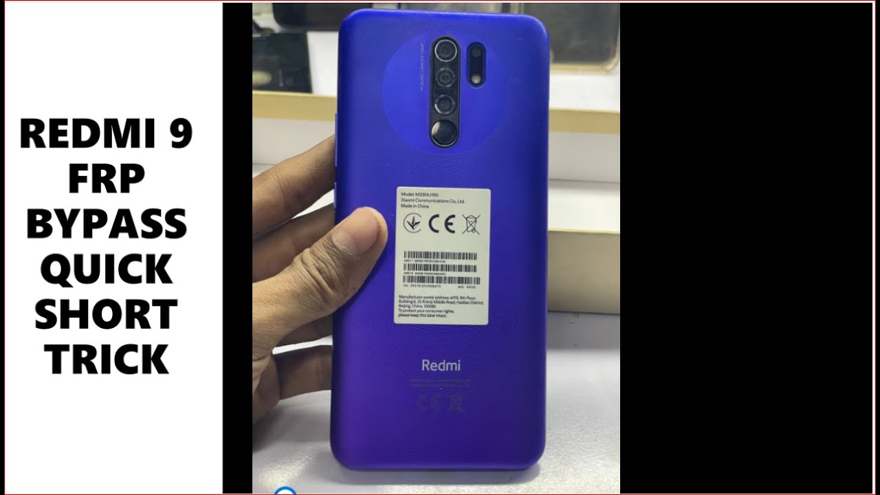 Redmi 9 FRP Bypass Android 11 | Redmi 9 (M2004J19G) Google Account Unlock MIUI 12 Latest Security |