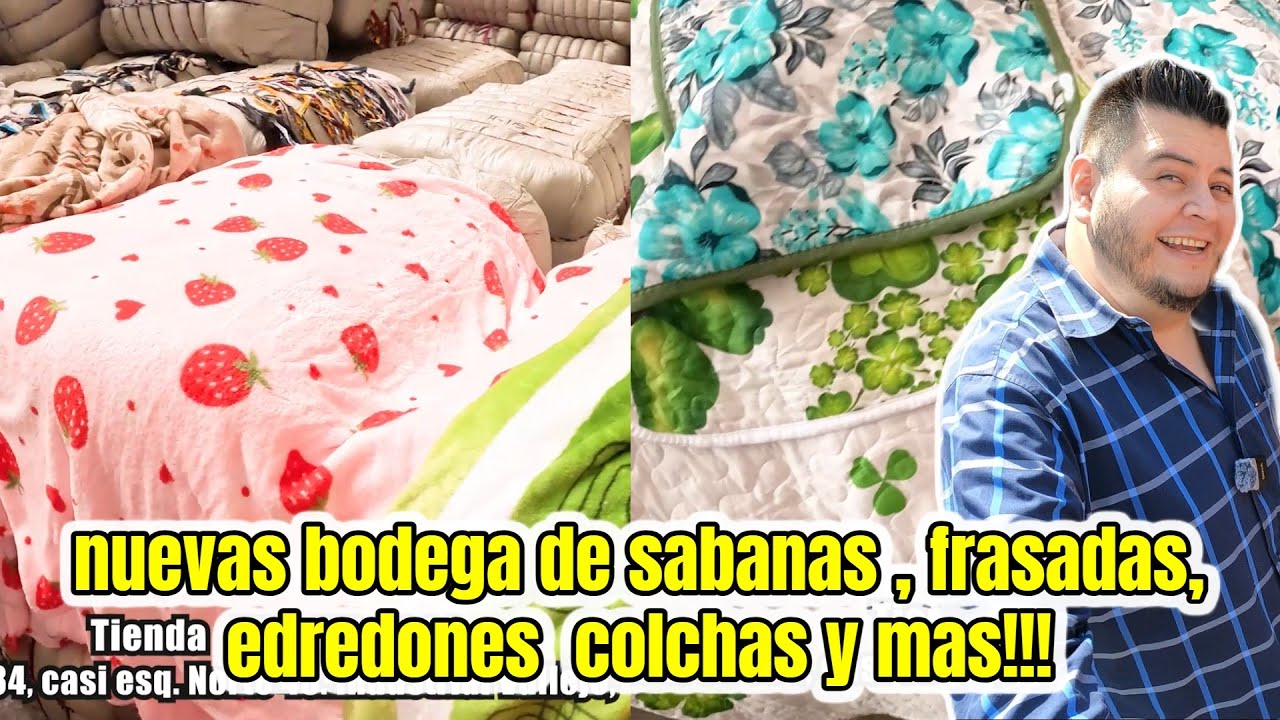 ¡NUEVA BODEGA DE SABANAS!  📦🛏️ fraseadas,  edredones y colchas ✅