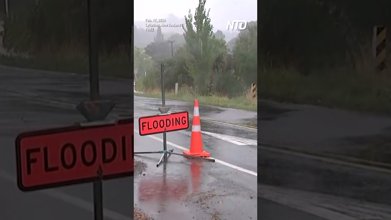 Heavy Rain Batters New Zealand&rsquo;s South Island, Triggers Flood Warnings