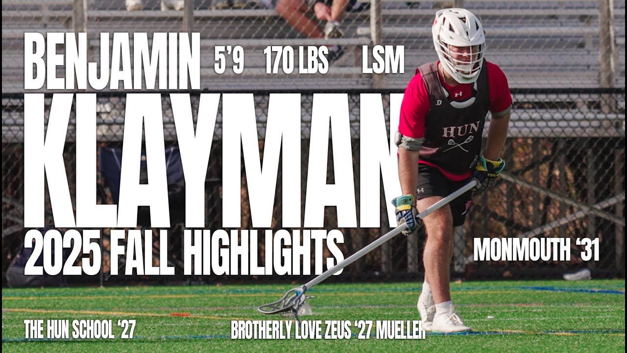 Benjamin Klayman '27 Fall 2025 Highlights | Monmouth '31 | Hun School of Princeton