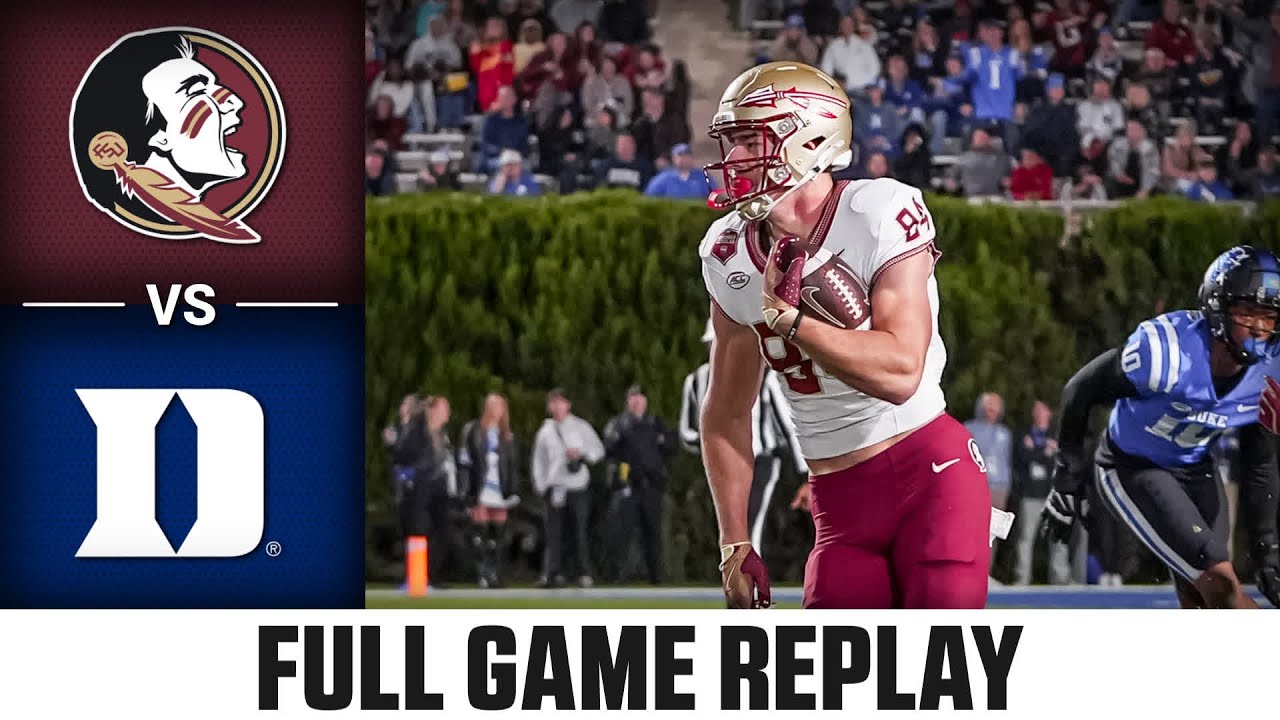 Florida State vs. Duke Full Game Replay | 2024 ACC Football