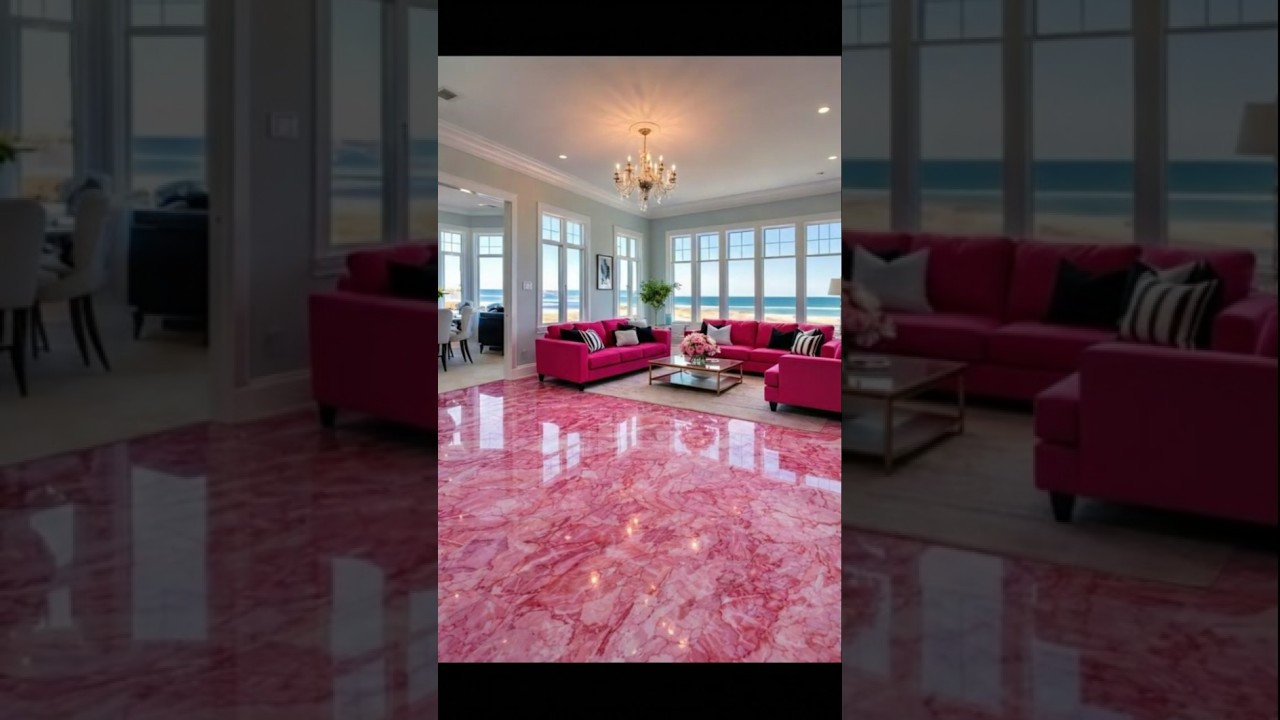 Mesmerizing Pink Epoxy Floor |  