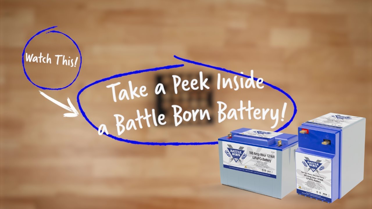 What's Inside a Battle Born LiFePO4 Battery? Take a Look Inside at Cylindrical Cells, BMS & More