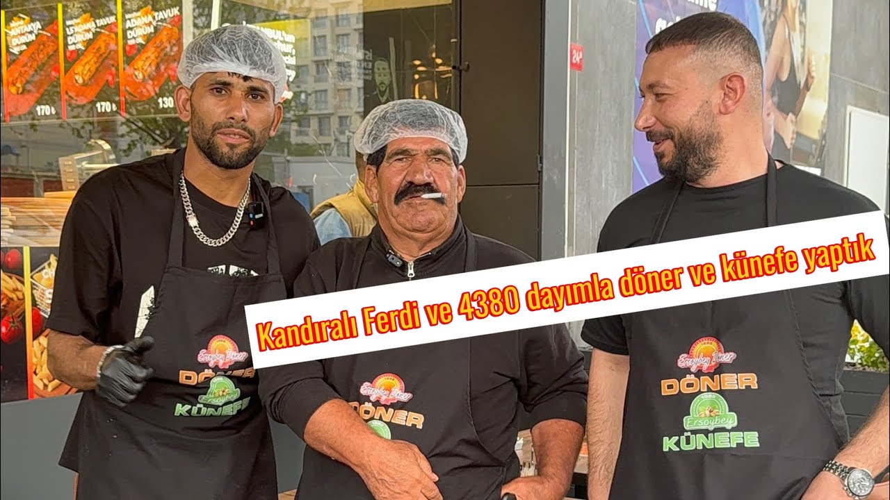 Kandıralı Ferdi ve 4380 dayımla döner ve künefe yaptık