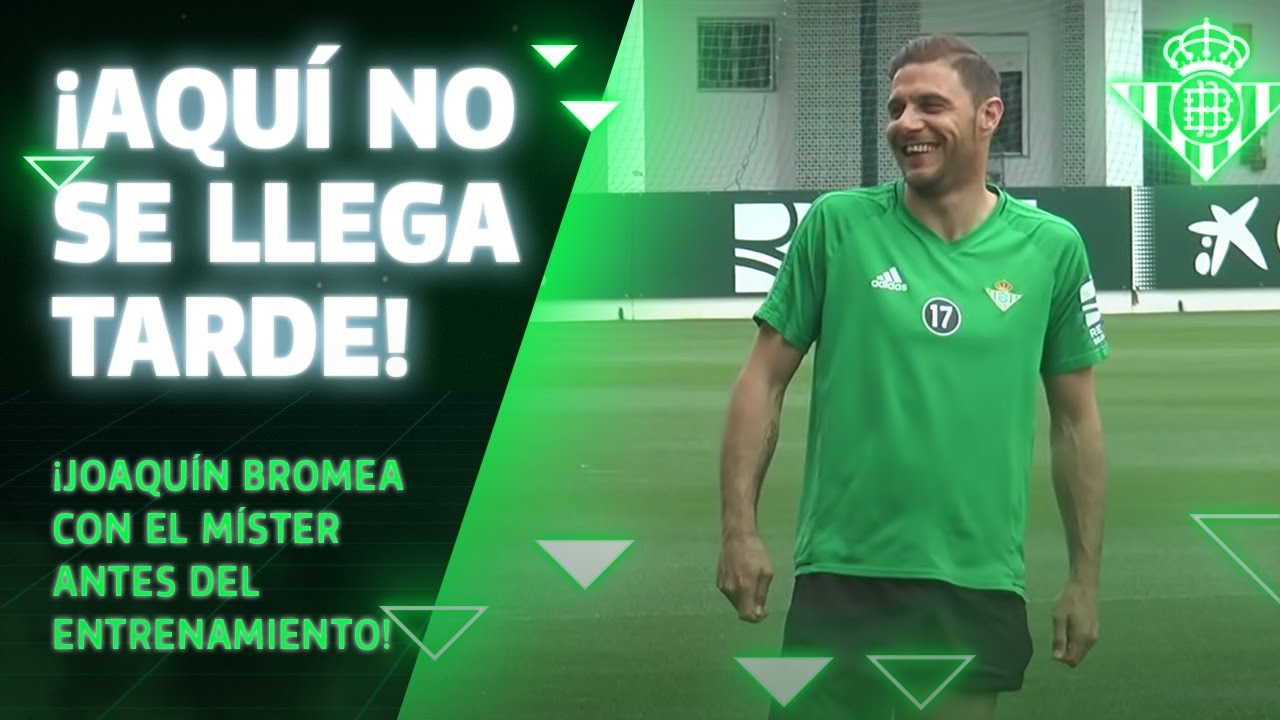 &iexcl;Joaqu&iacute;n bromea con el m&iacute;ster en el entrenamiento de hoy!