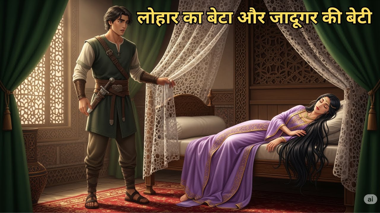 जादूगर की बेटी और लोहार का बेटा | Jadugar Ki Beti Aur Lohar Ka Beta | Hindi Kahani