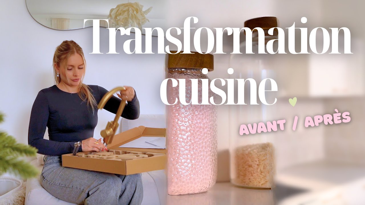 🪄⚒️ TRANSFORMATION de ma CUISINE : avant / après INCROYABLE ! 