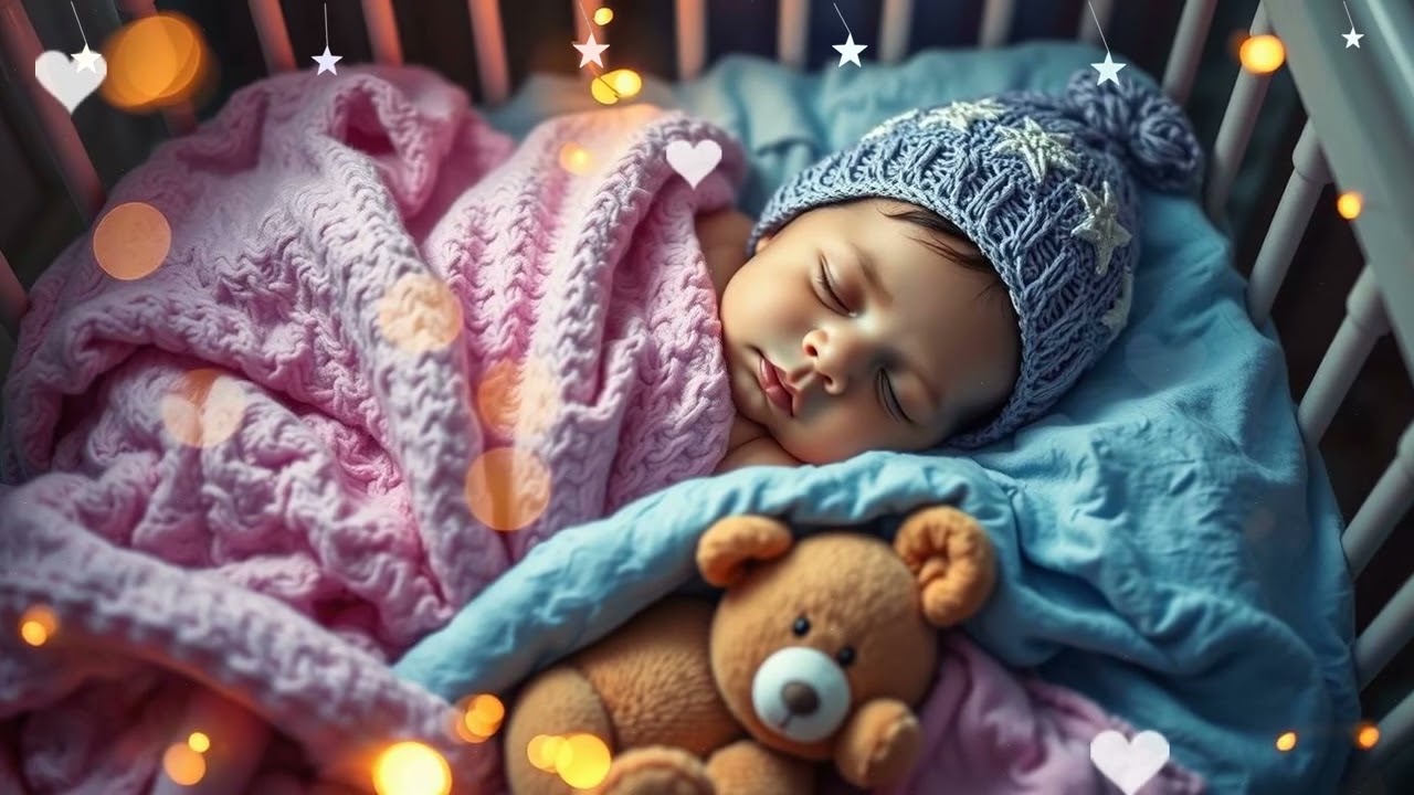 🎄 Snowy Dream Night – Soft Baby Sleep Songs ❄️💞
