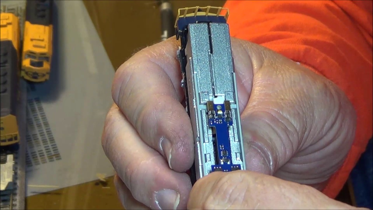 N Scale Decoder Install Kato SDP40F with a Digitrax DN163K4A
