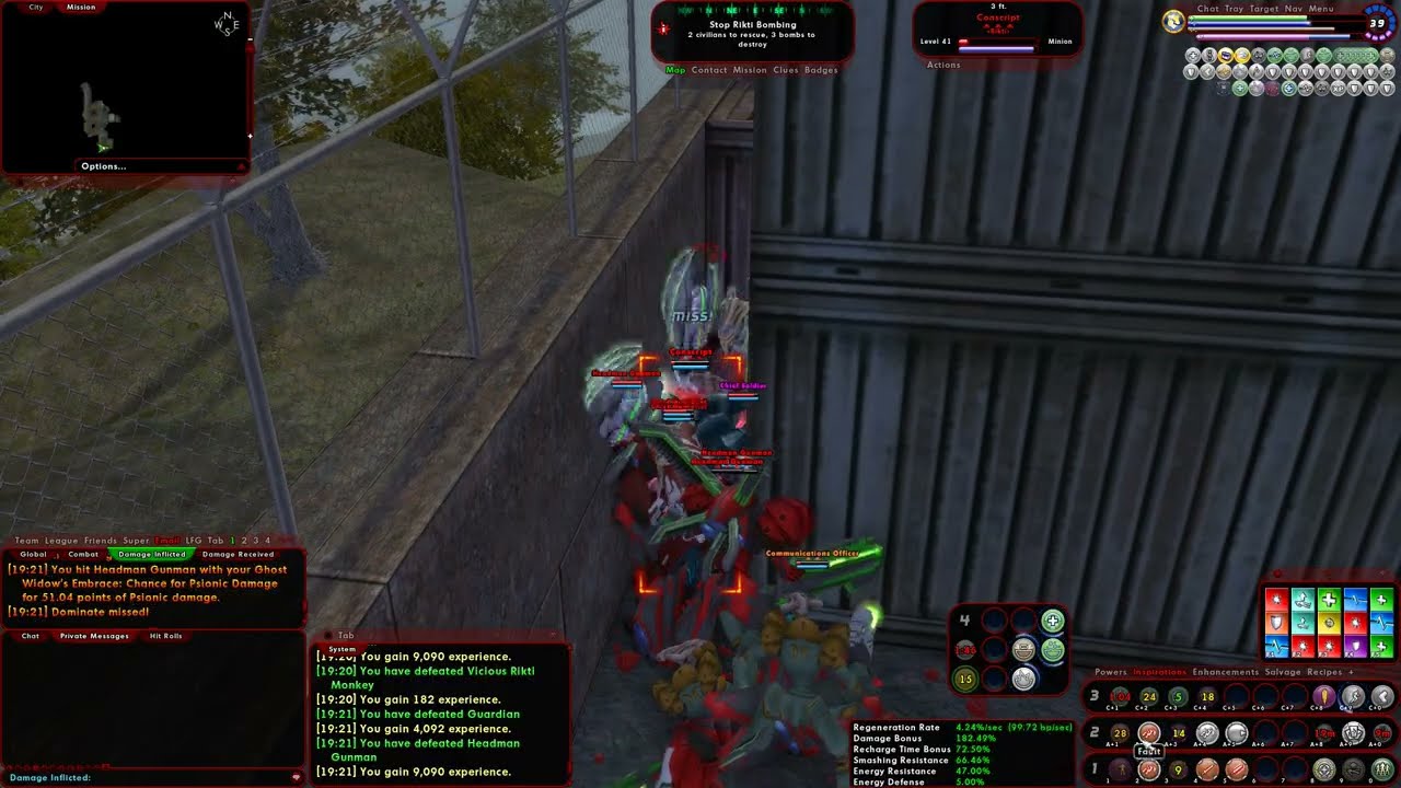 (City of Heroes: Homecoming) Stone/Regen Brute Progression Day 7