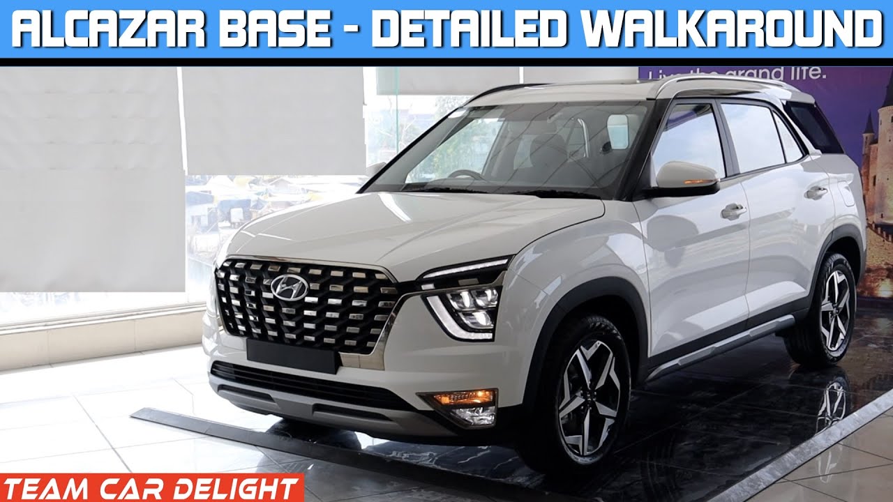 Hyundai Alcazar Base Model - Detailed Review with On Road Price | Alcazar 2021 Prestige 7 Seater