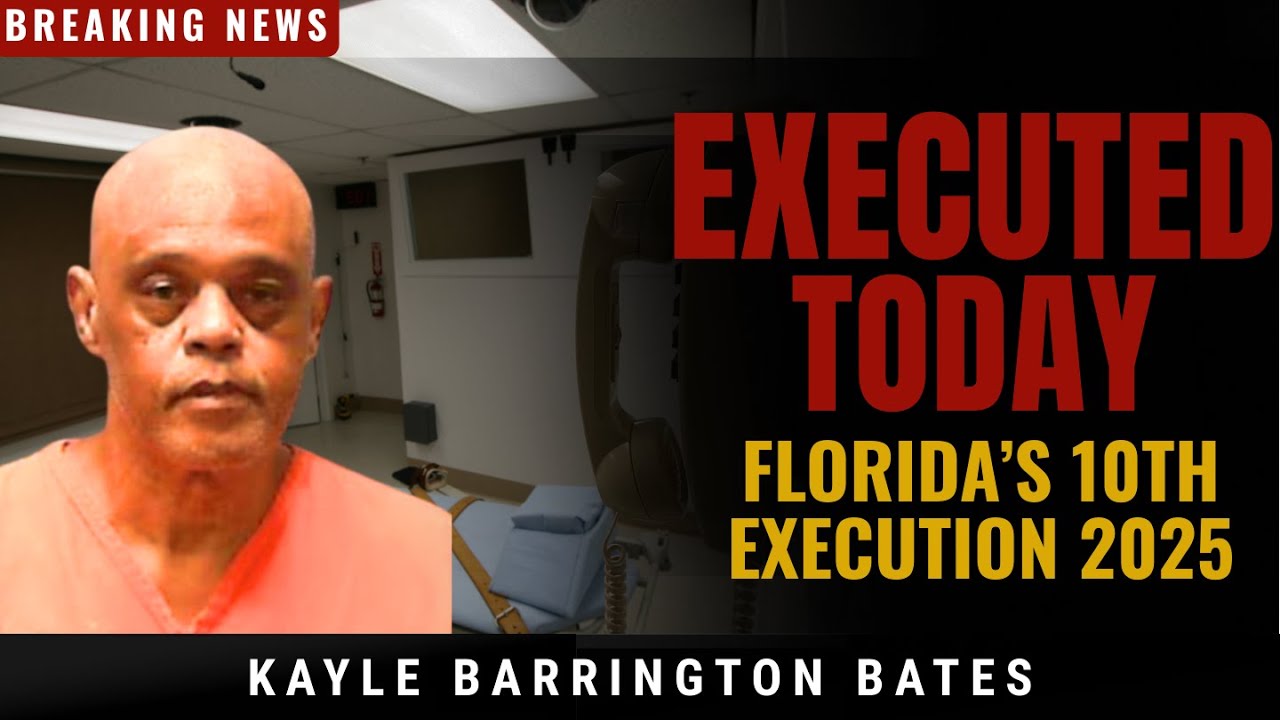Kayle Barrington Bates Executed: Florida&rsquo;s 10th Death Penalty of 2025  #crimedocumentary