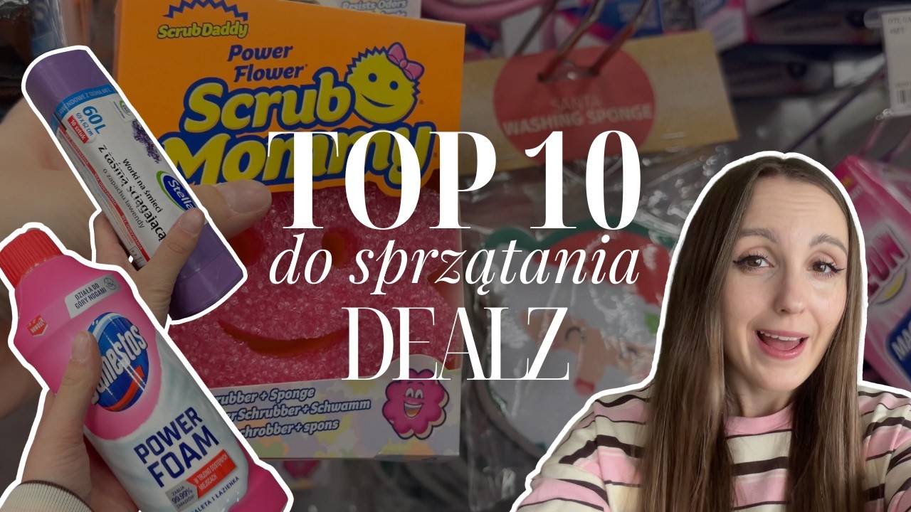 TOP 10 🧹🧼 Świetne produkty do sprzątania z DEALZ, które UŁATWIAJĄ życie | Tanie hity do domu