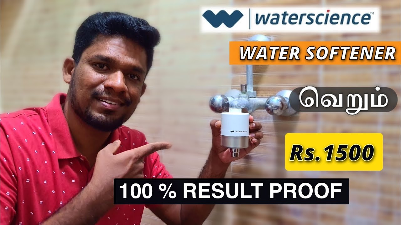 Tap/Shower Water Softener and Filter | Waterscience Hard water softener | Tamil Review