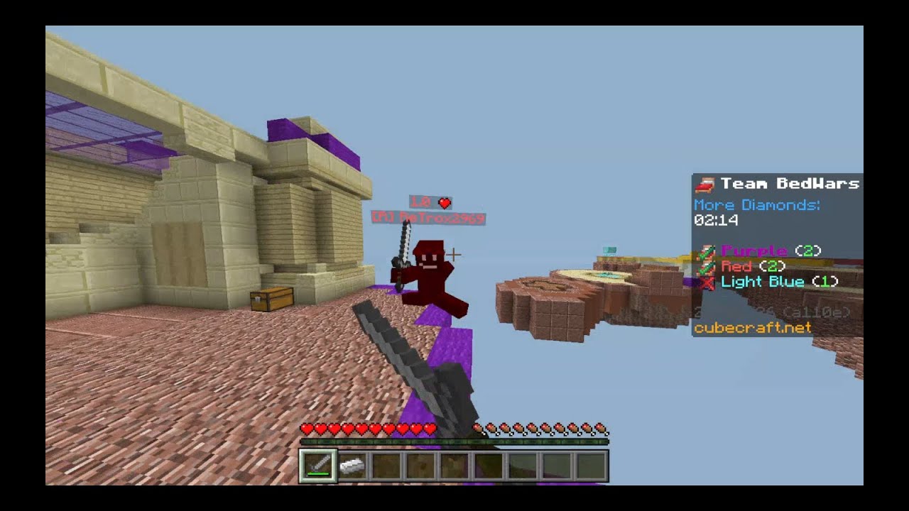 Another Day In Cubecraft Bedwars MCBE Pro