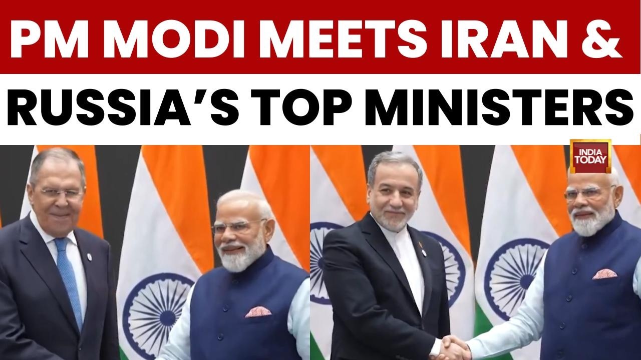 PM Modi Meets Russia & Iran FMs At BRICS Summit In Delhi | Lavrov, Araghchi In Focus