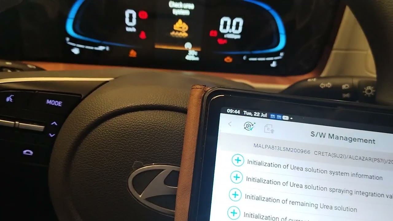 New creta urea injector replace with reset